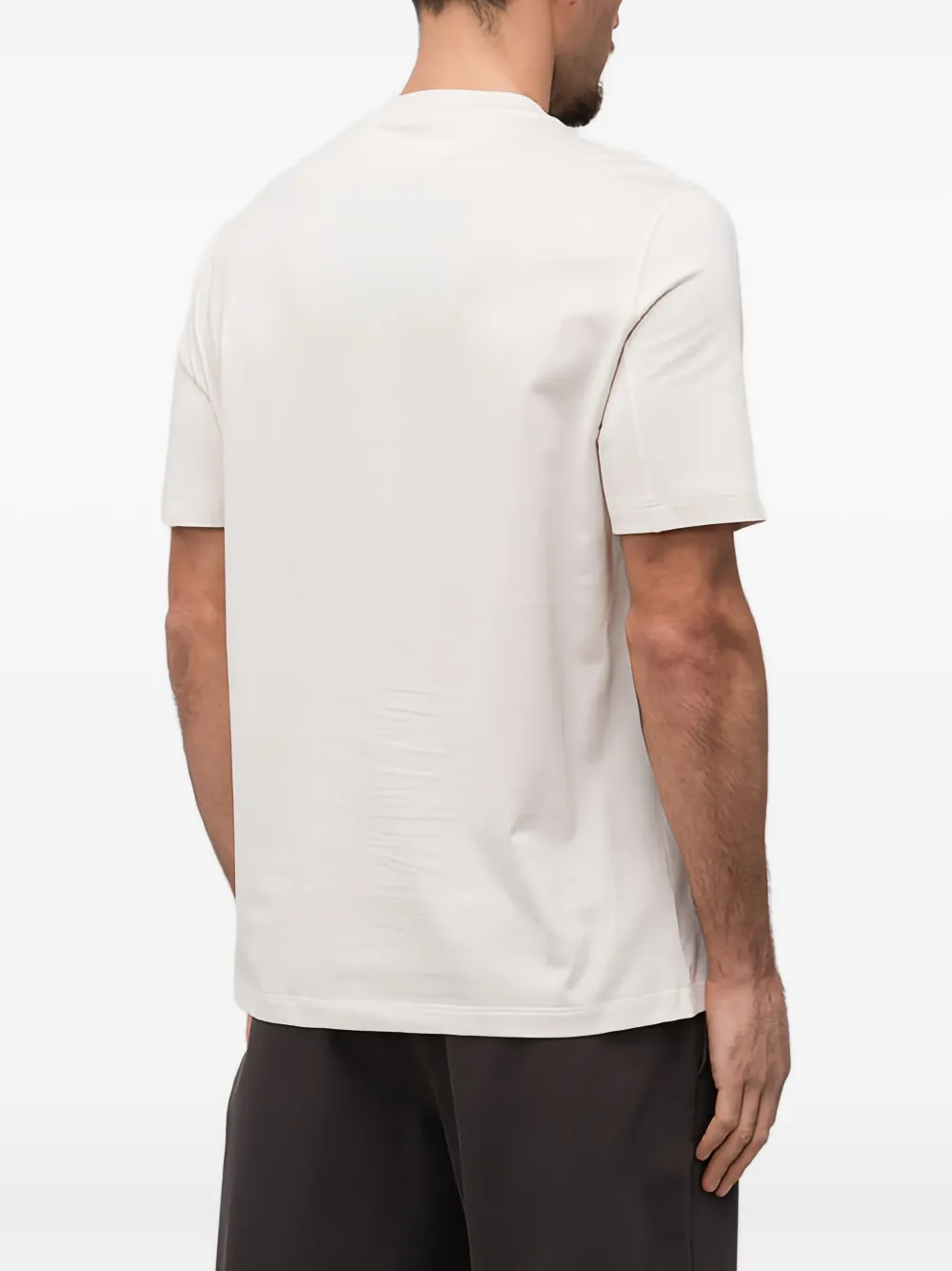 Brunello Cucinelli T-shirt met ronde hals Wit