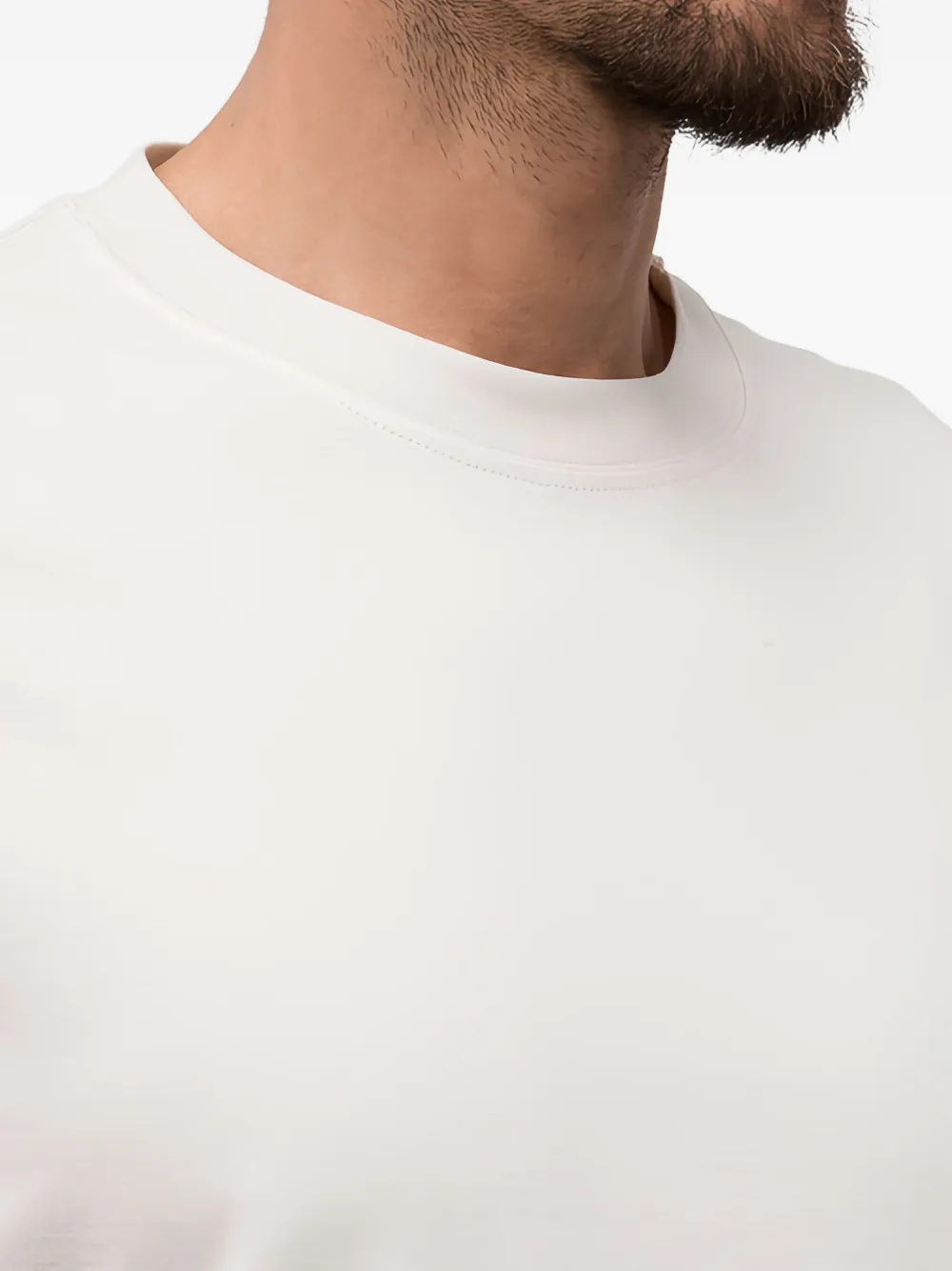 Brunello Cucinelli T-shirt met ronde hals Wit