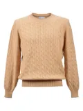 Brunello Cucinelli cable-knit wool sweater - Yellow