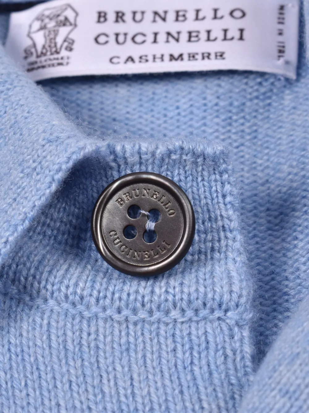 Brunello Cucinelli Buttoned Patch-pocket Wool Cardigan In Blue