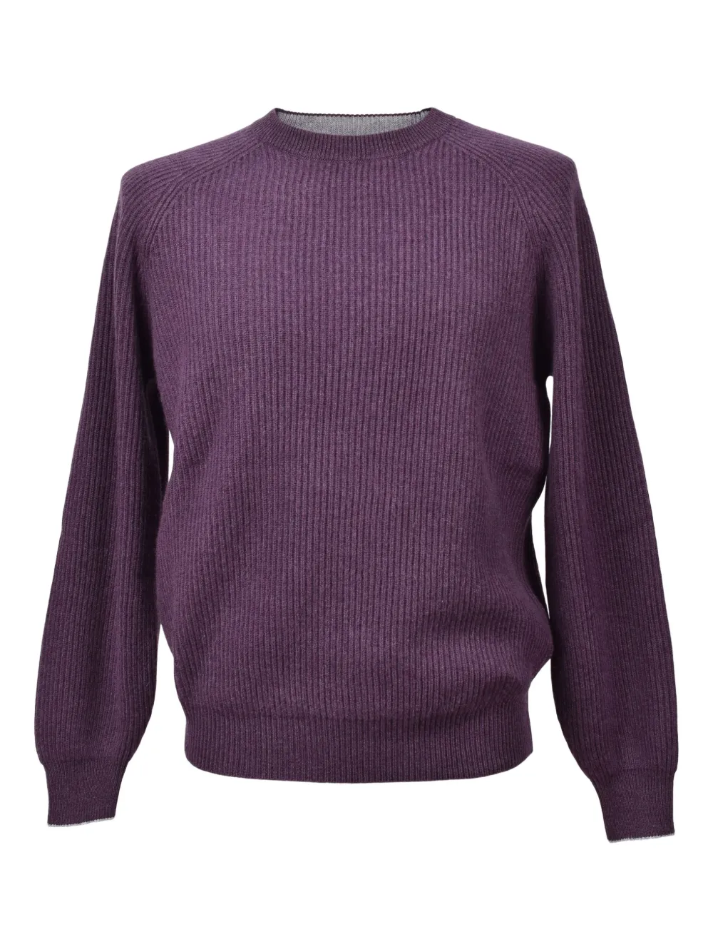 Brunello Cucinelli ribbed cashmere sweater | Purple | Image 1