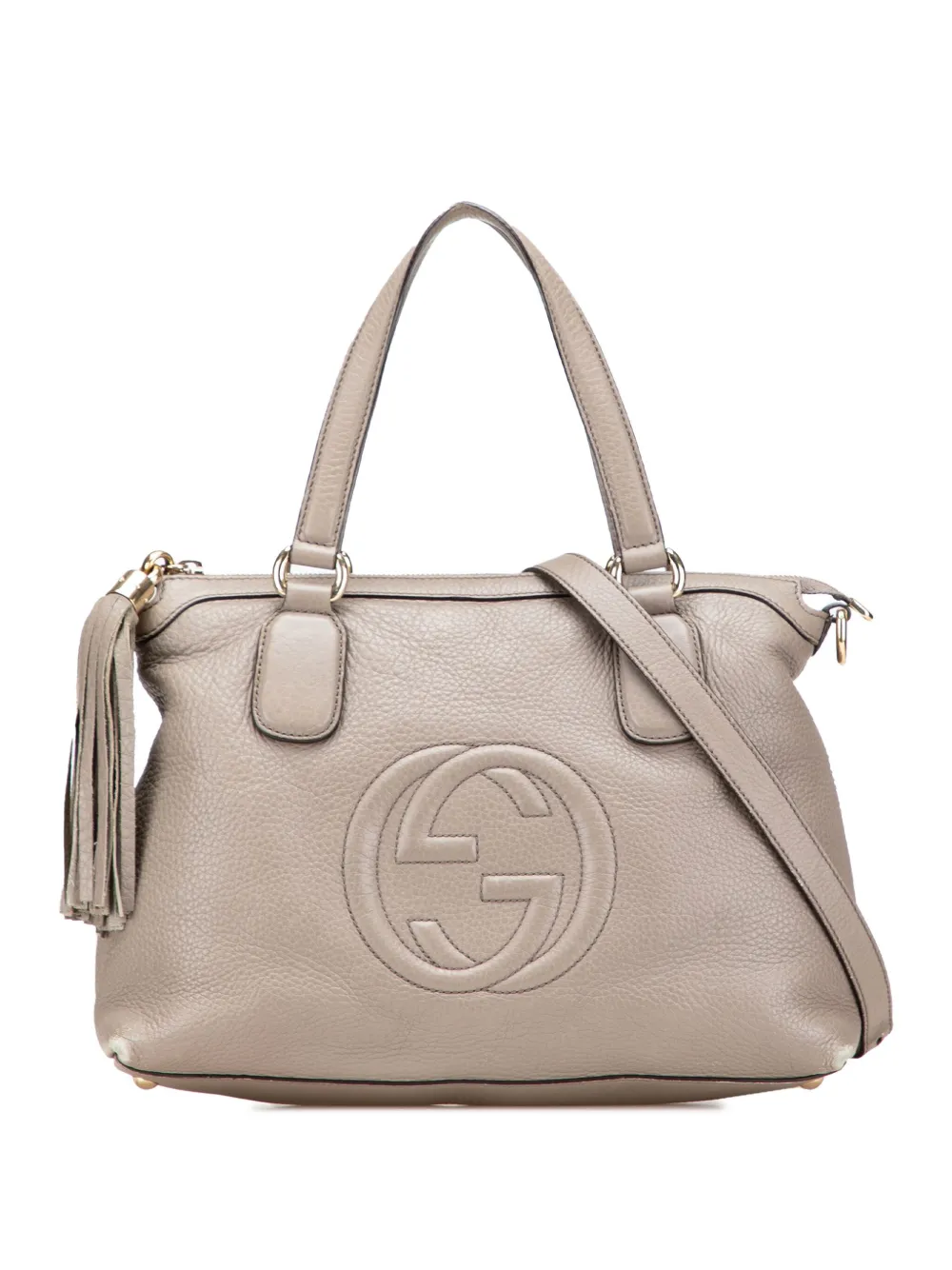 Gucci Pre-Owned 2000-2015 Small Leather Soho Working satchel - ブラウン Gucci Pre-Owned 2000-2015 Small Leather Soho Working satchel - ブラウン