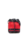 Gucci Pre-Owned 2016-2025 Mini Suede and Patent Web Ophidia bucket bag - Red