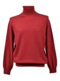 Brunello Cucinelli turtleneck wool sweater - Red
