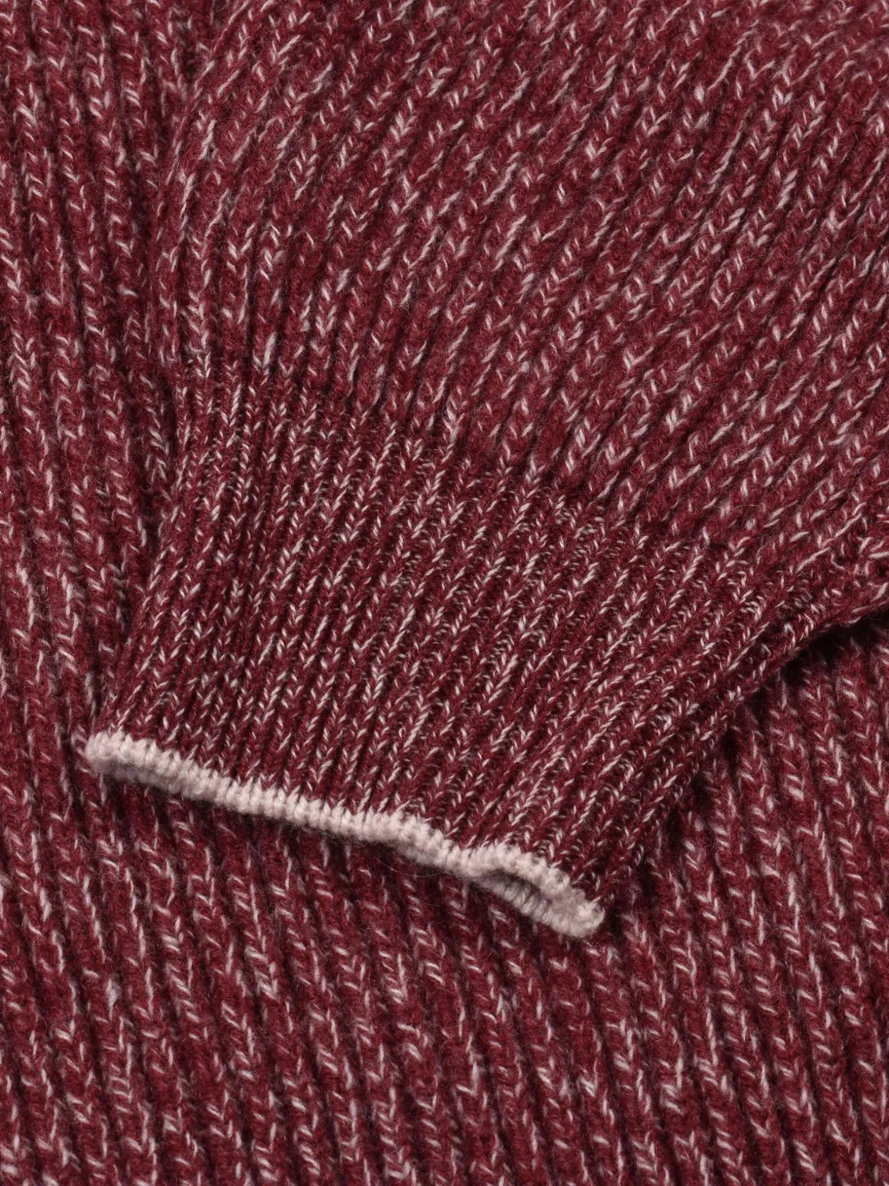 Brunello Cucinelli Geribbelde hoodie Rood