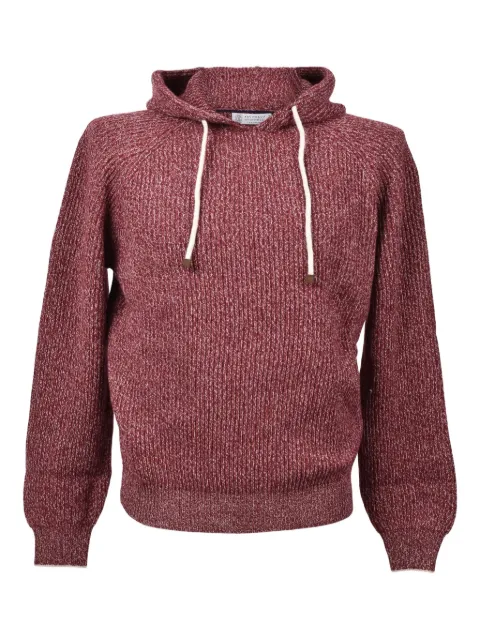Brunello Cucinelli ribbed hoodie