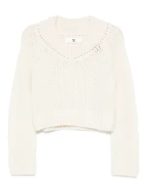 ERMANNO SCERVINO レースセーター　エルマンノシエルヴィーノ ERMANNO SCERVINO レースセーター エルマンノシエルヴィーノ