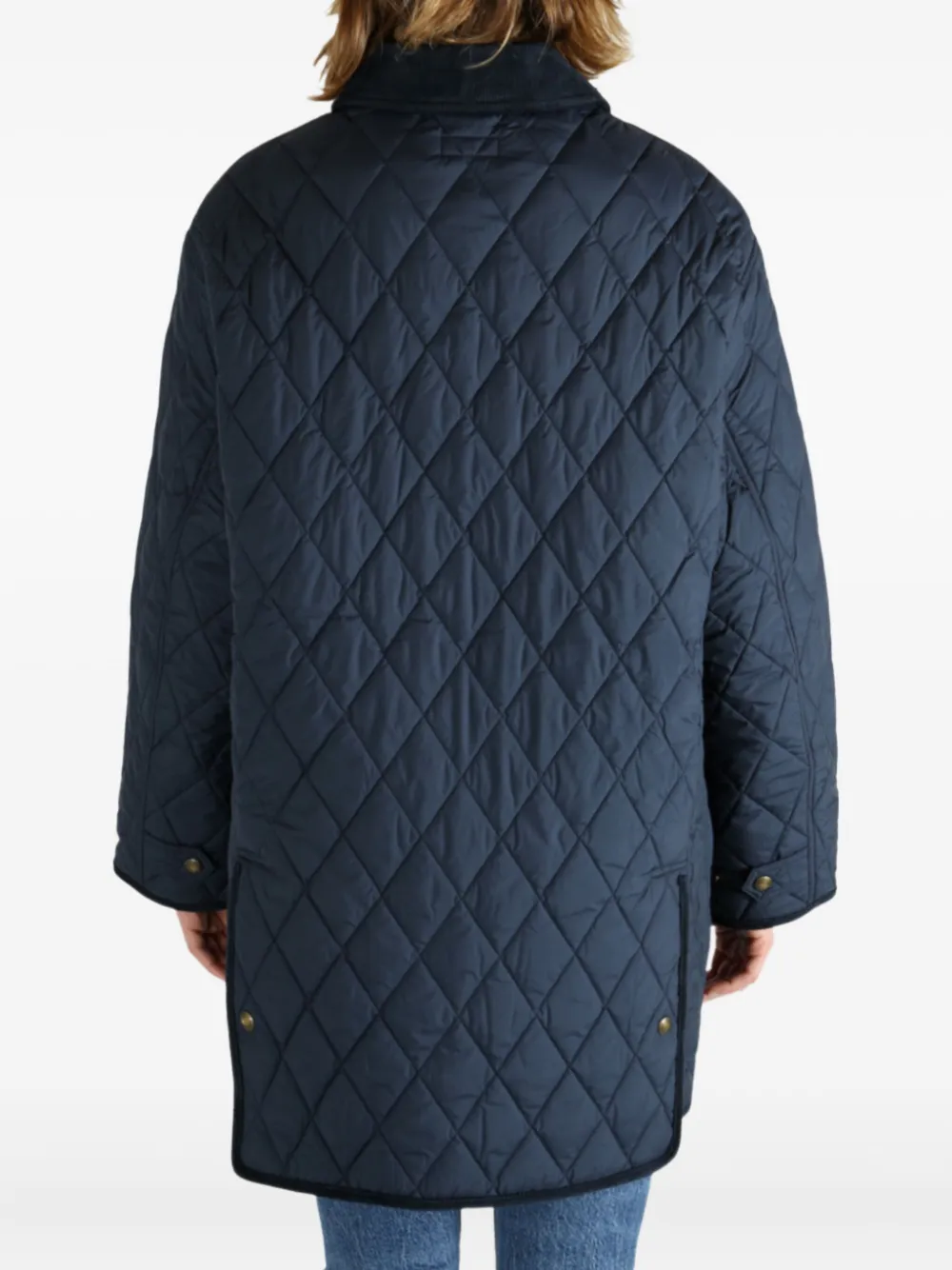 Polo Ralph Lauren diamond-quilted coat Blauw