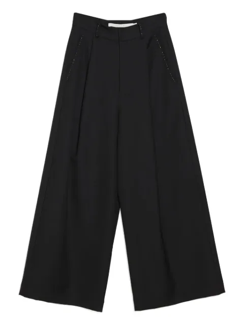 Renli Su pleated wide-leg trousers