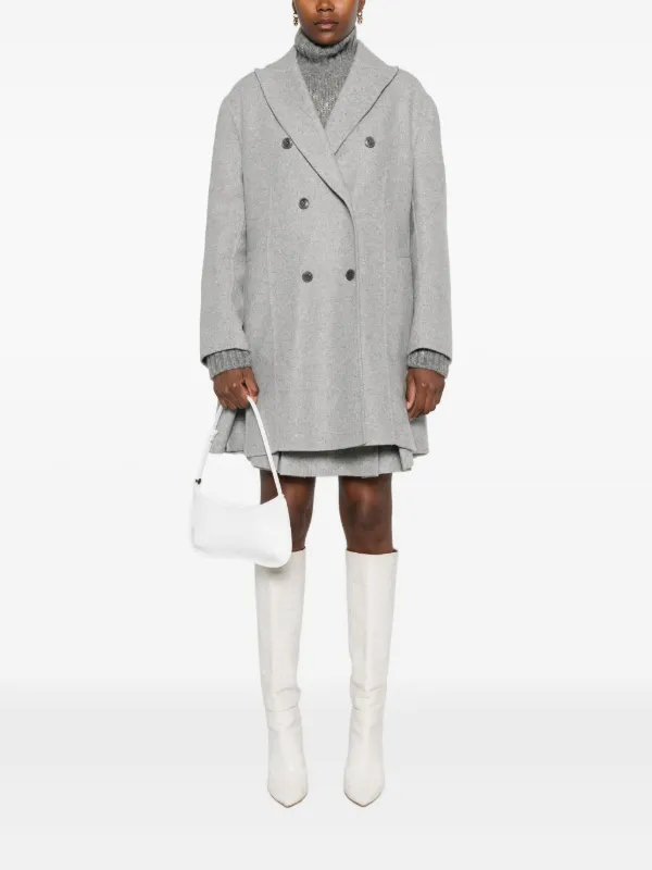 ERMANNO SCERVINO　コート Ermanno Scervino double-breasted Coat | Grey | FARFETCH