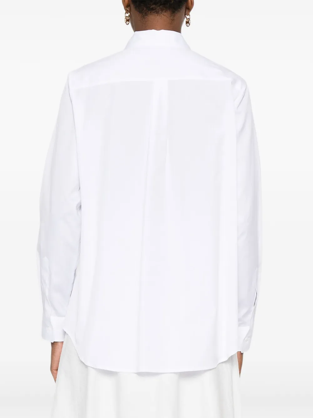 Ermanno Scervino Katoenen blouse met geometrische print Wit