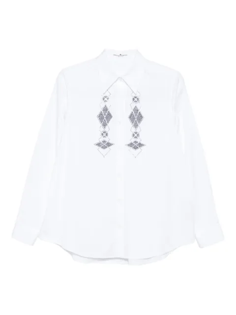 Ermanno Scervino geometric-embellished cotton shirt