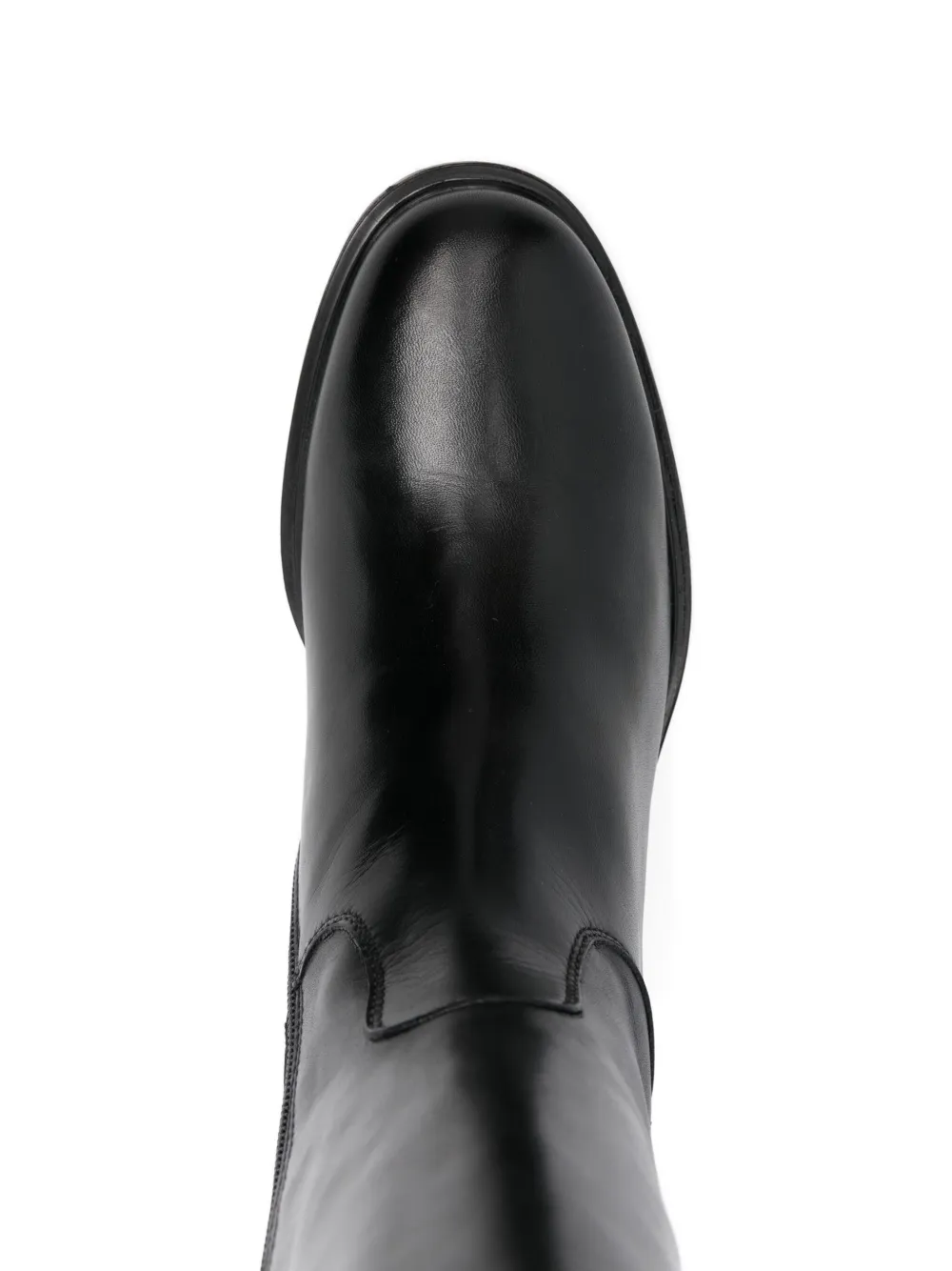 NERO GIARDINI leather logo-detail boots Black