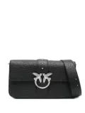 PINKO textured-leather shoulder bag - Black