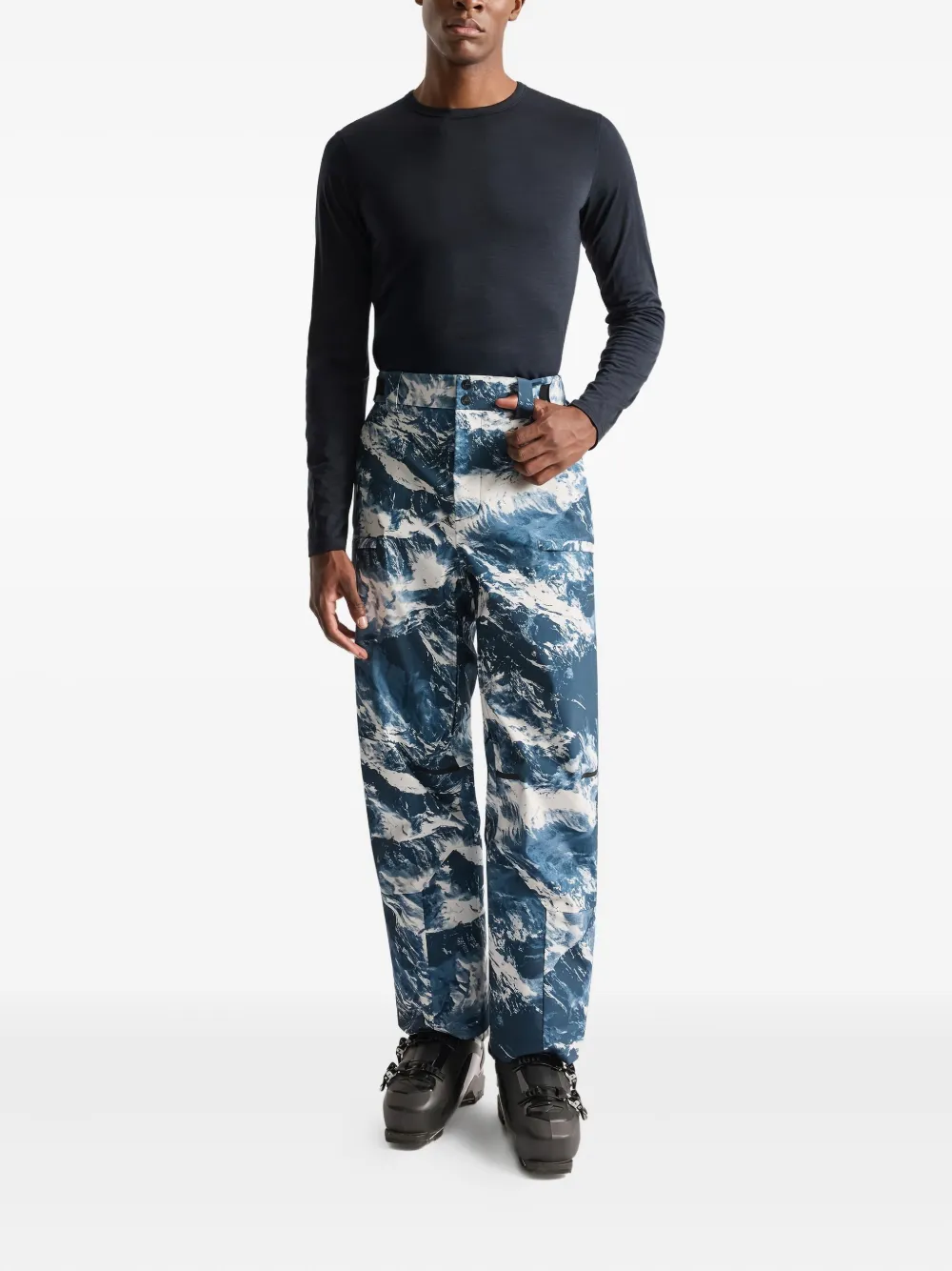Fusalp Nerius Base-layer Ski Top In Blue