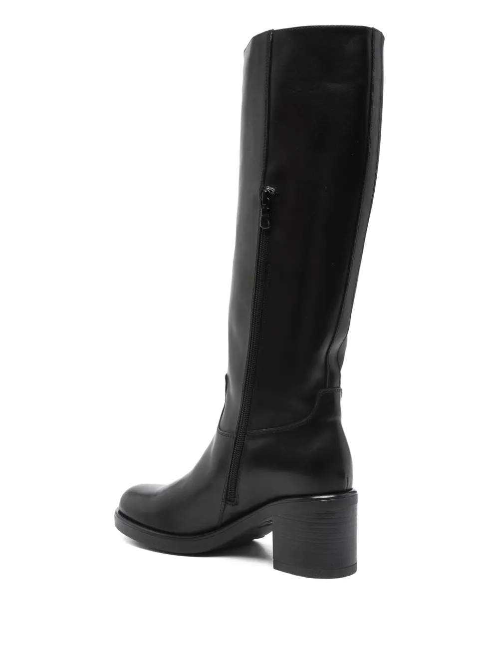 NERO GIARDINI 60mm buckle-detail block-heel boots Black