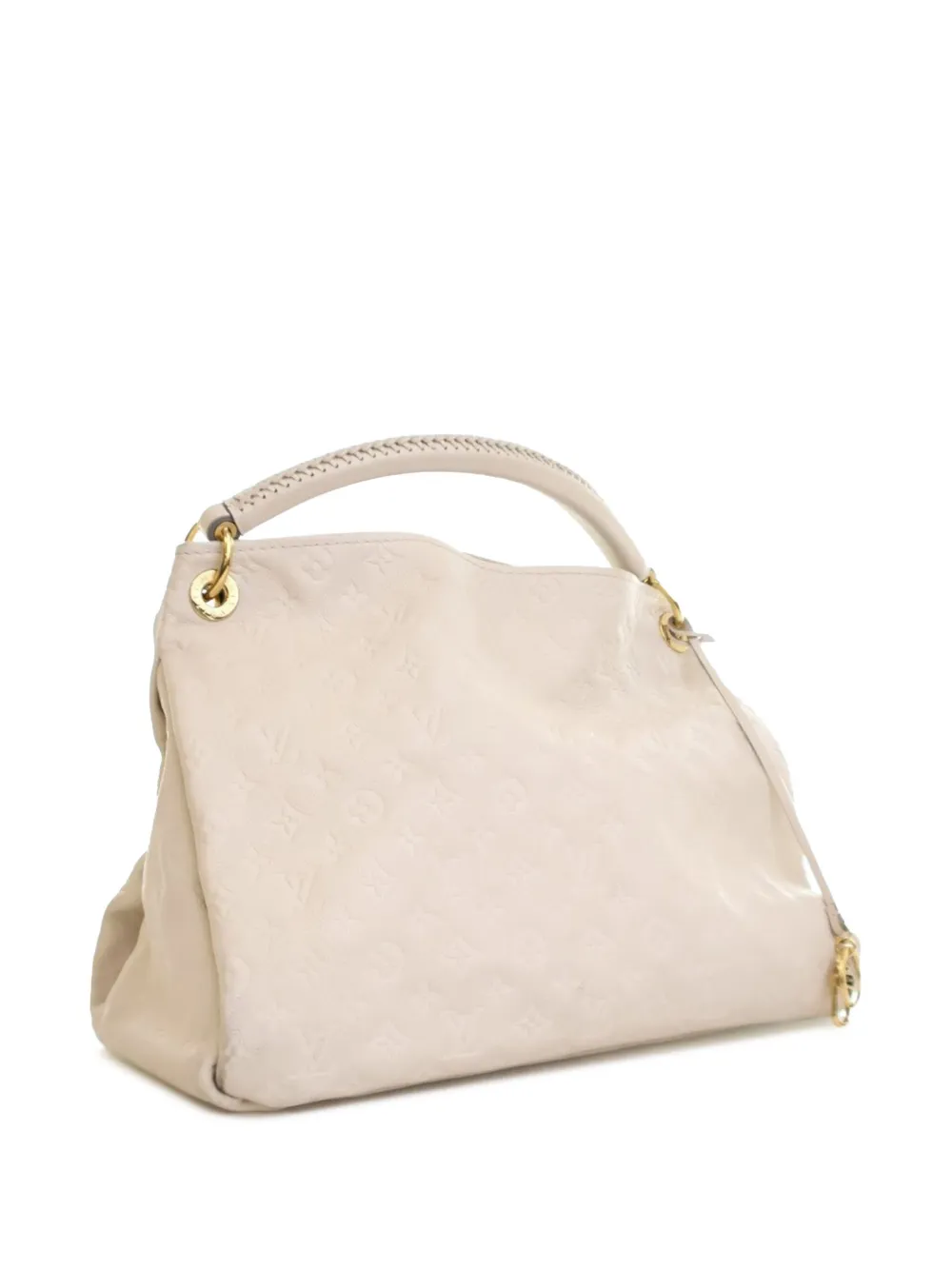 Pre-owned Louis Vuitton 2011 Monogram Empreinte Artsy Mm Hobo Bag In White
