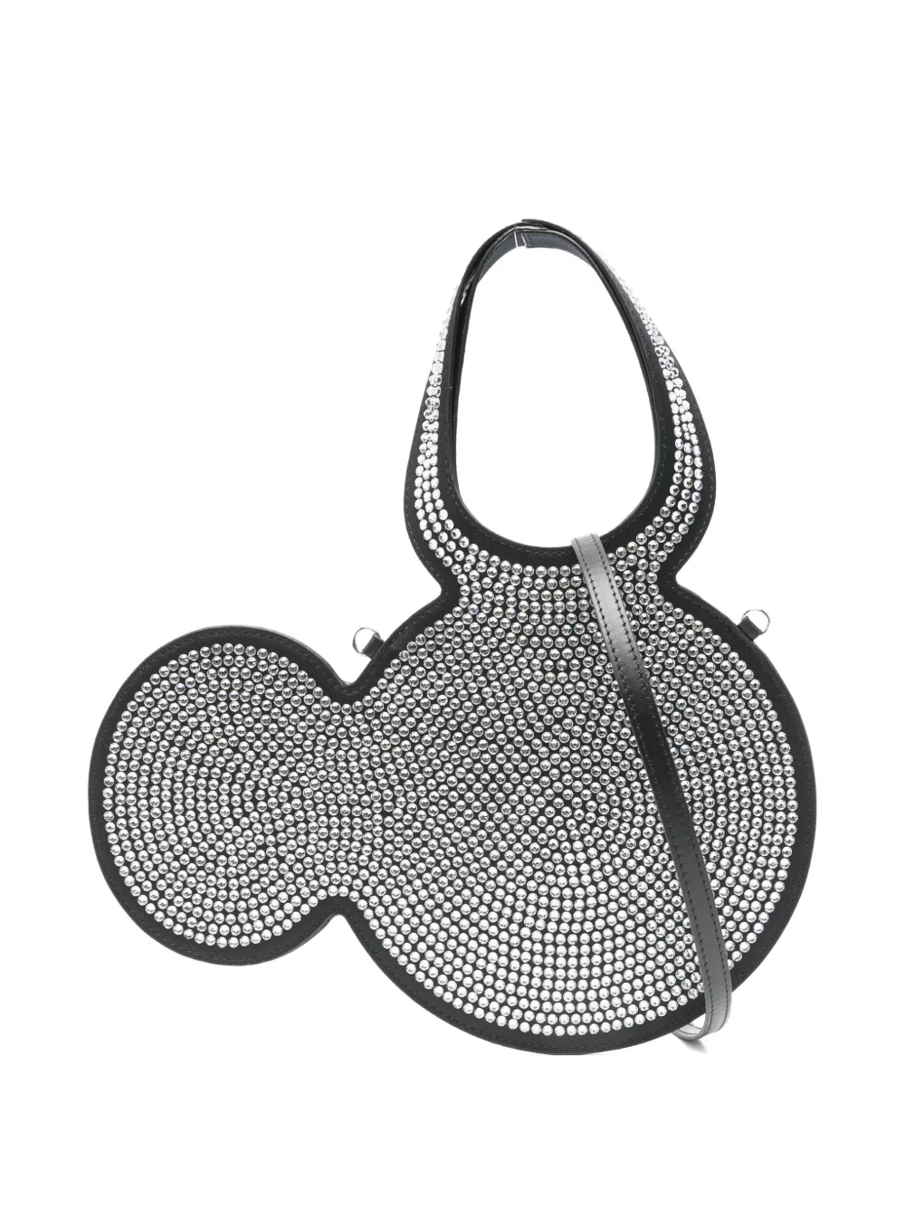 Coperni Mini Mickey Embellished Tote Bag In Black
