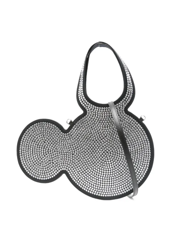 Coperni Mini Mickey Embellished Tote Bag in Black