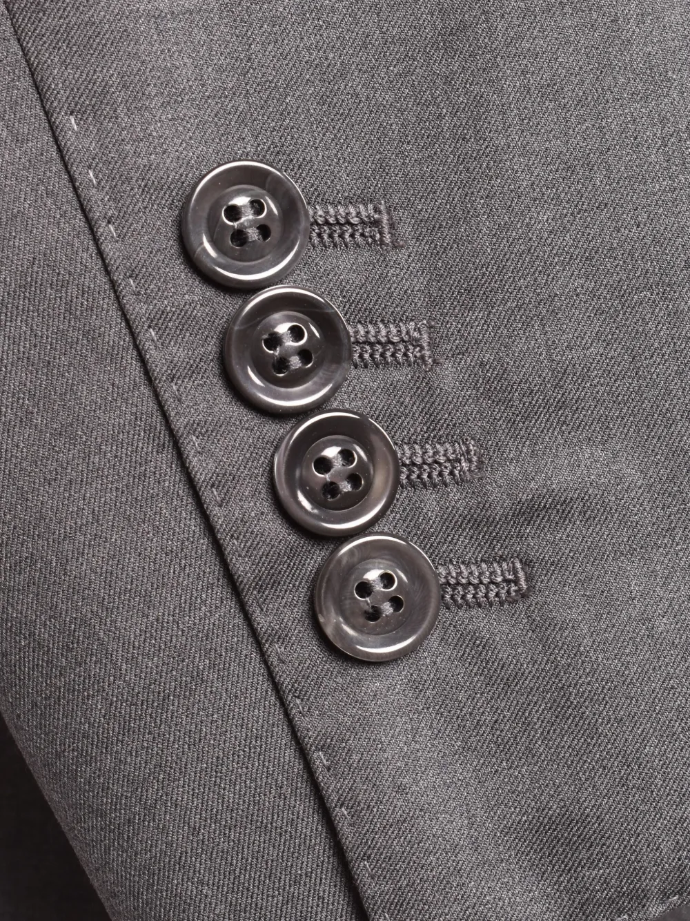 Brunello Cucinelli Blazer met dubbele rij knopen Grijs