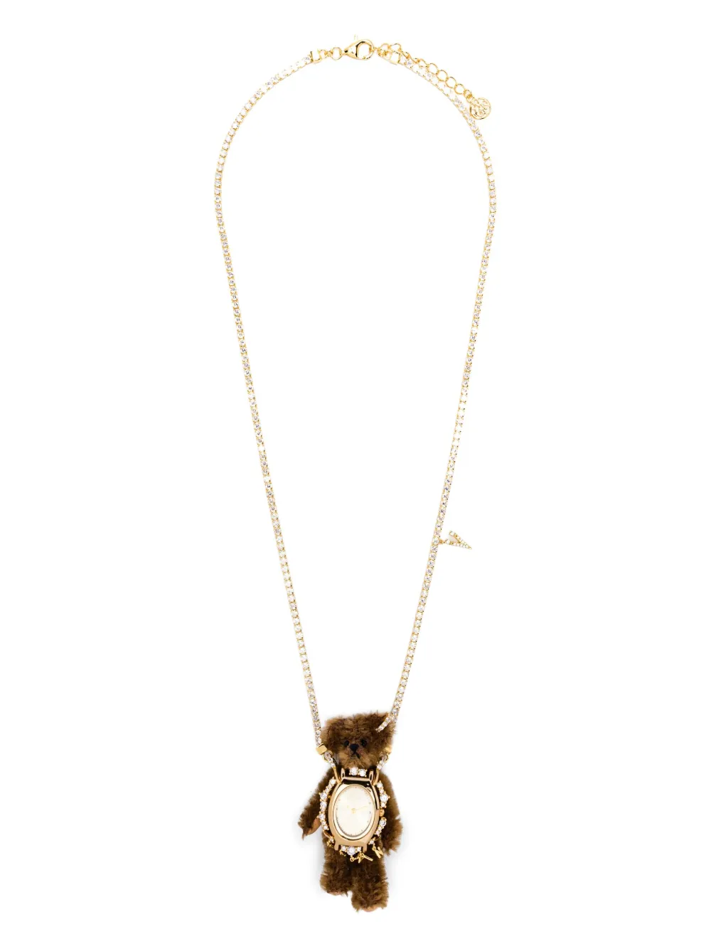 YVMIN bear watch necklace | Gold | Image 1