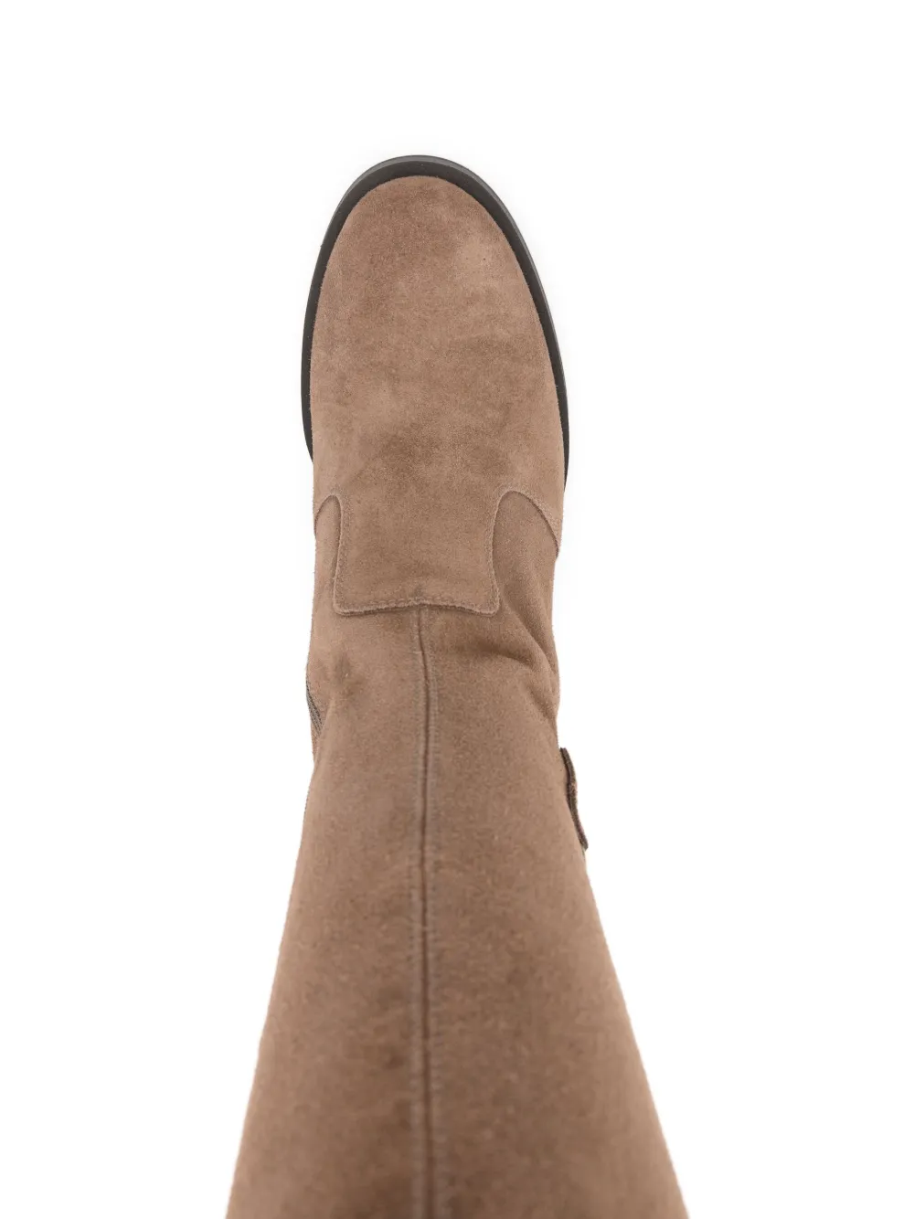 NERO GIARDINI 75mm buckle-detail calf-leather boots Neutrals