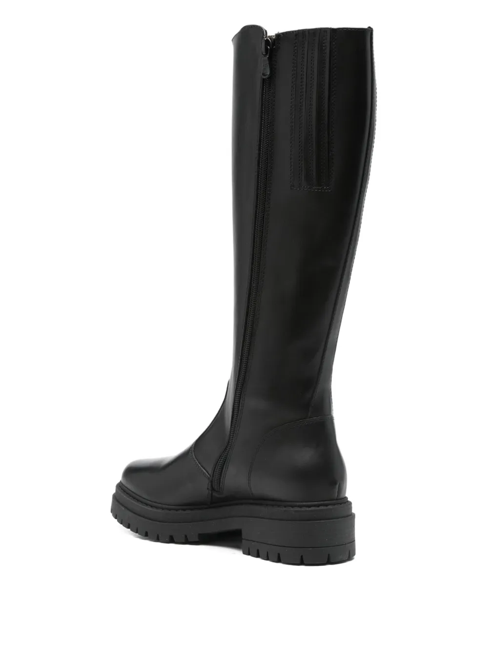 NERO GIARDINI 40mm buckle-detail leather boots Black
