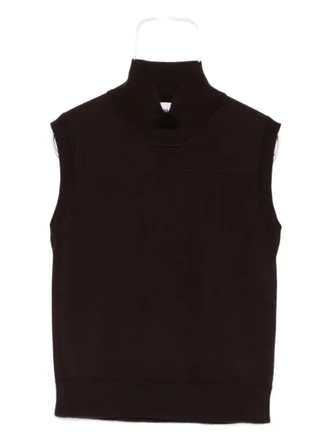 ALPHA STUDIO high-neck sleeveless top