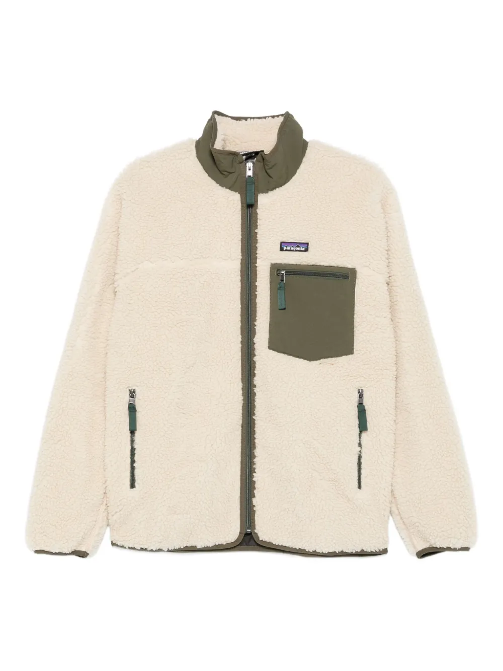Patagonia Retro-S fleece zip-up jacket Beige