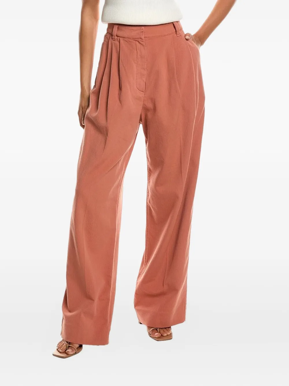 Brunello Cucinelli Straight plooibroek Roze