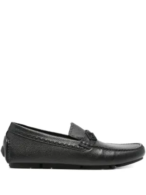 FENDI FF Squared Loafers | Black | FARFETCH