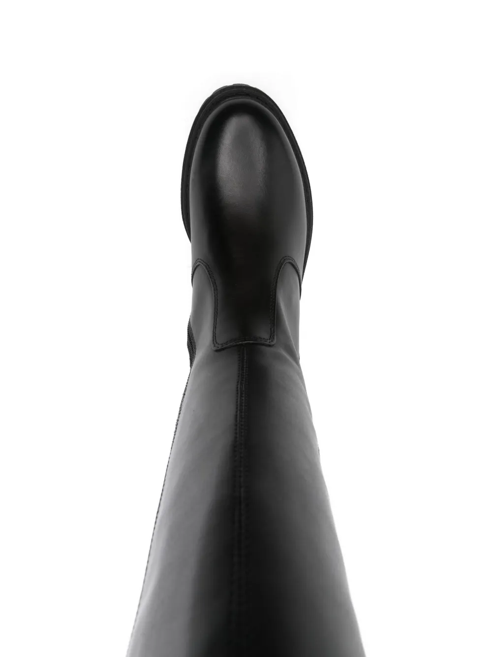 Nero Giardini 40mm Leather Zip-detail Boots In Black