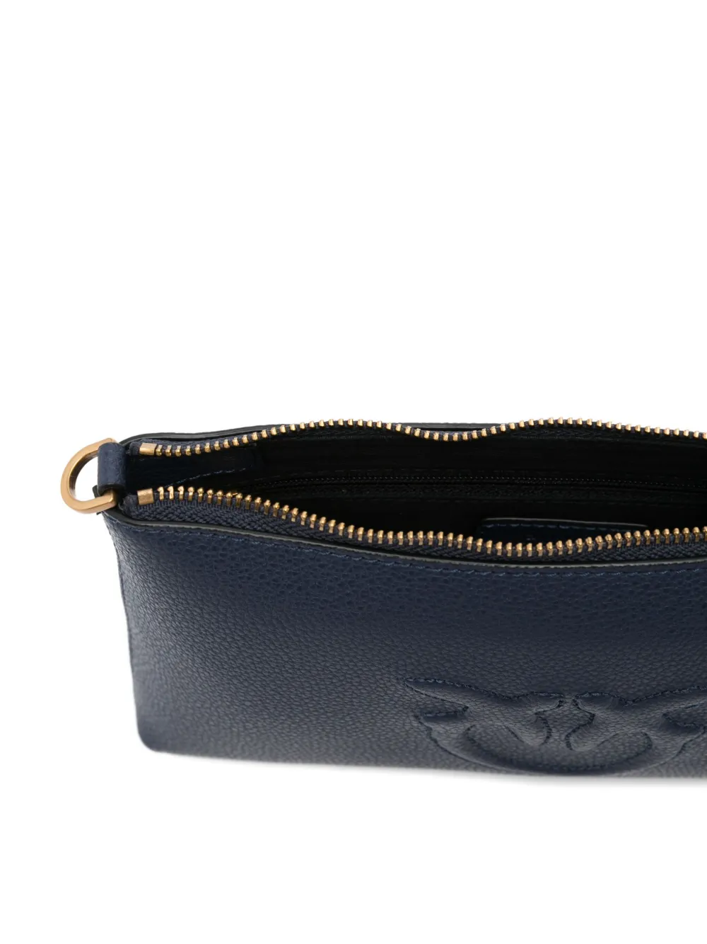 PINKO Mini-crossbodytas met logo-reliëf Blauw