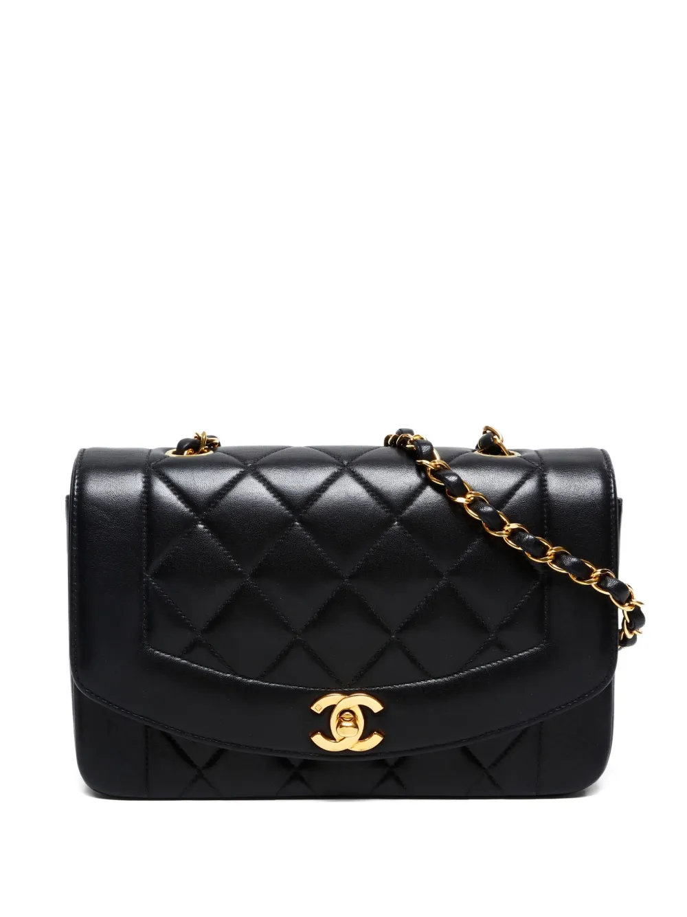 CHANEL Pre-Owned 1996-1997 Diana Classic Flap quilted shoulder bag | Black | Image 1
