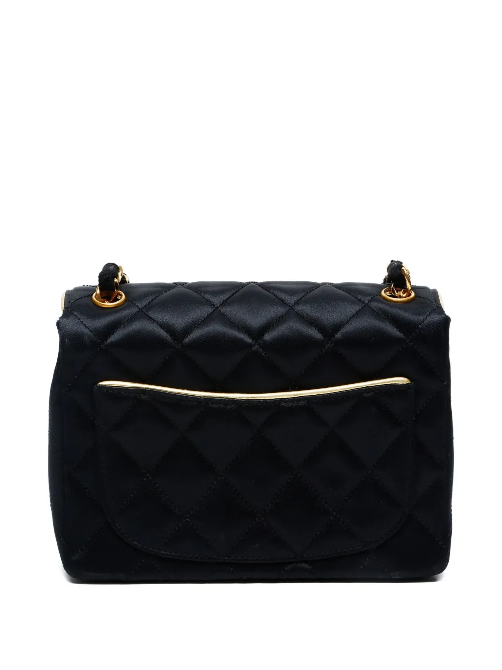 CHANEL Pre-Owned 1989-1991 mini Classic Flap quilted satin shoulder bag | Pre-Owned | Image 2