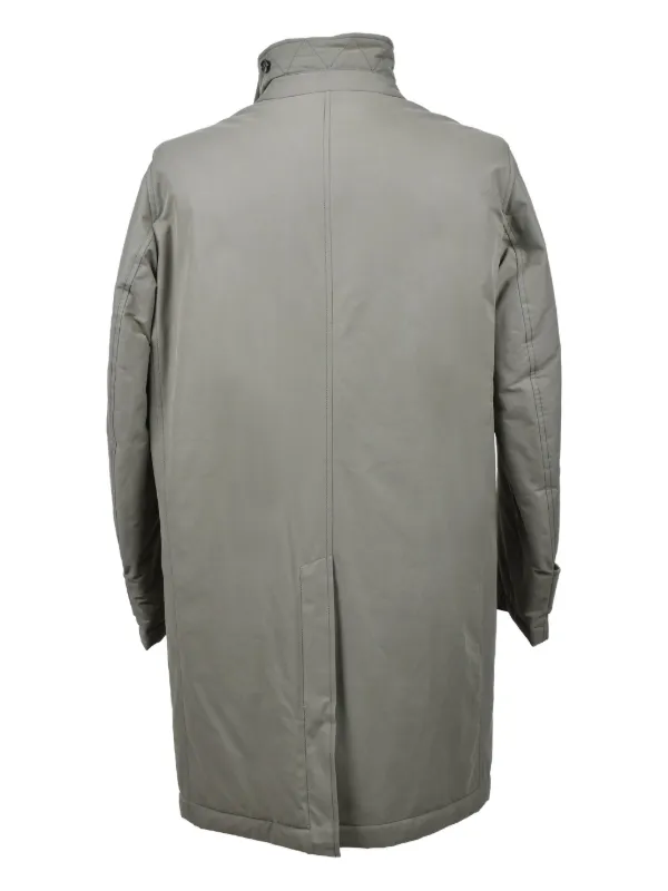 Brunello Cucinelli Cappotto Trapuntato Verde FARFETCH IT