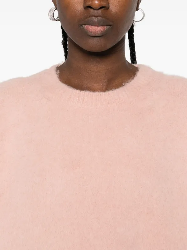 m.h.k 　　phisique du role」のベビーアルパカ Phisique Du Role ショートスリーブセーター | ピンク | FARFETCH JP