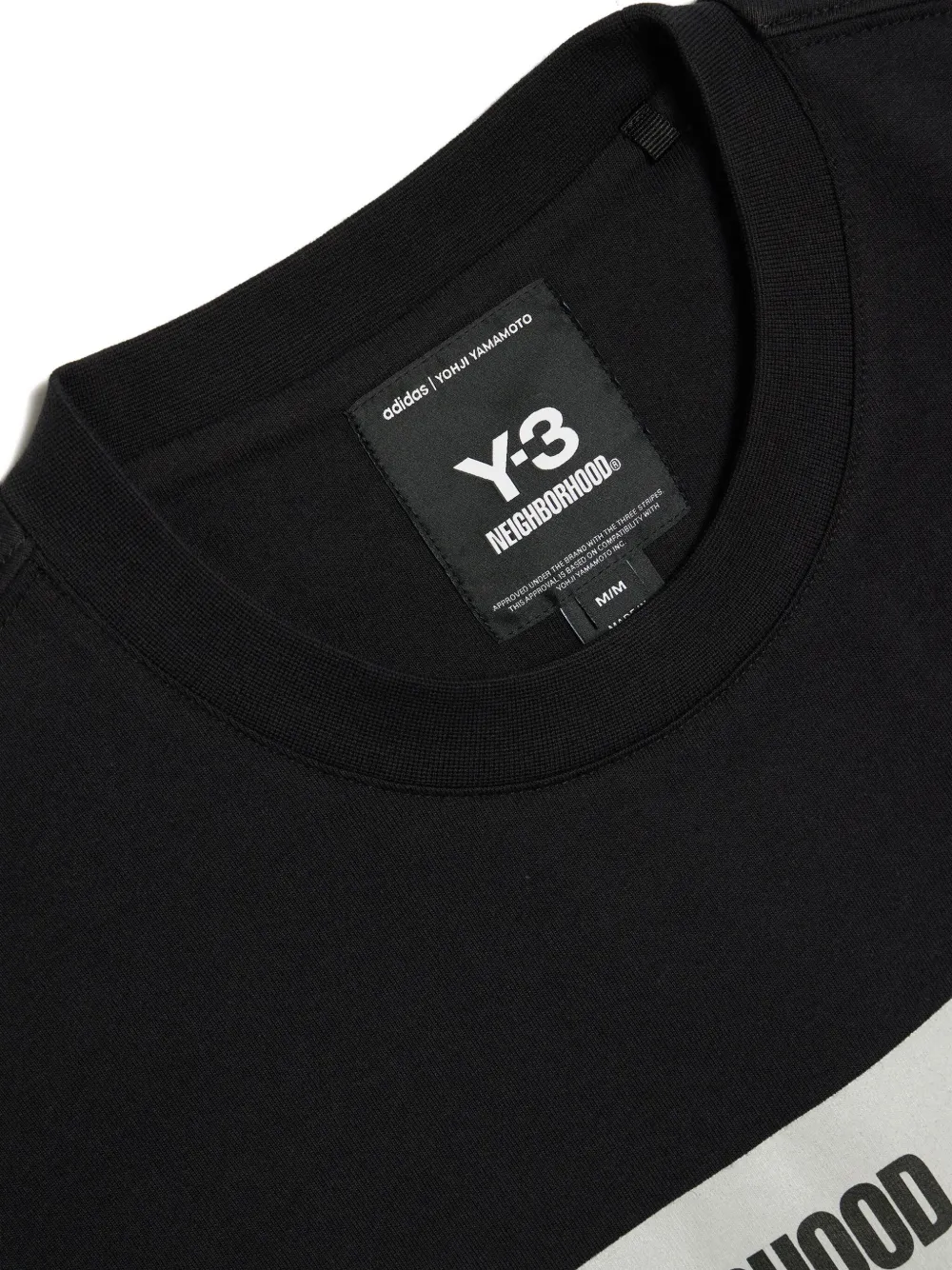 Y-3 x Neighborhood T-shirt met grafisch print Zwart
