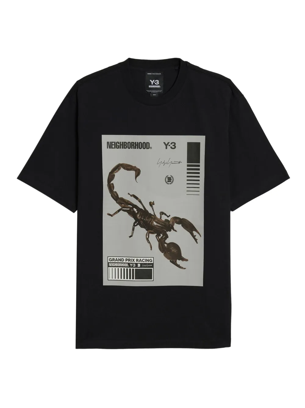 Y-3 playera con estampado gráfico en colaboración con Neighborhood | negro | Image 1