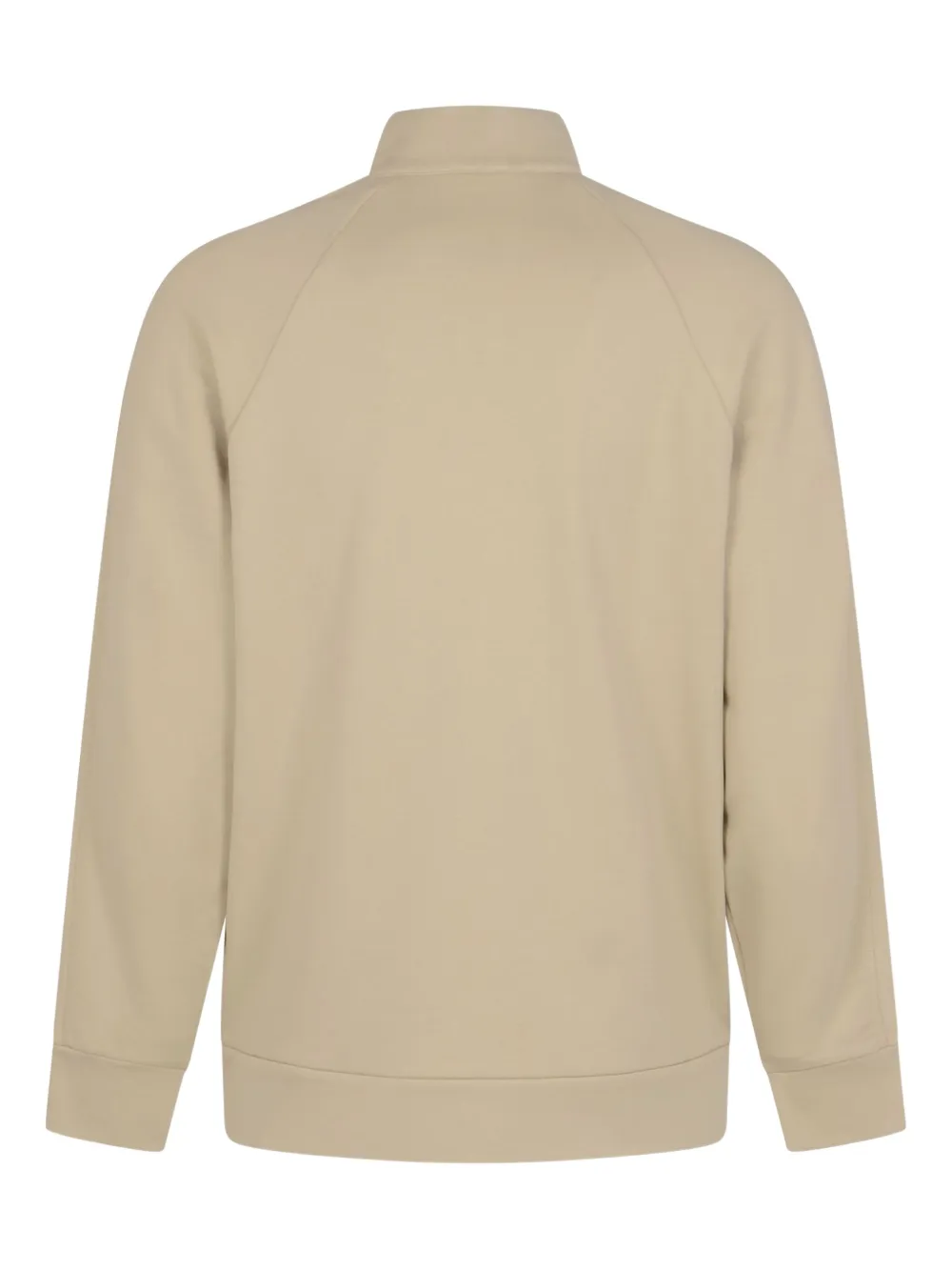 Moncler logo-patch zip-up sweatshirt - Beige