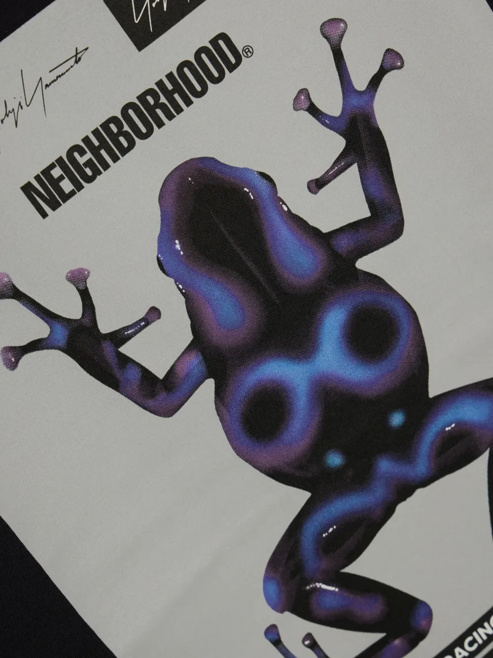 Y-3 x Neighborhood T-shirt met grafisch print Zwart