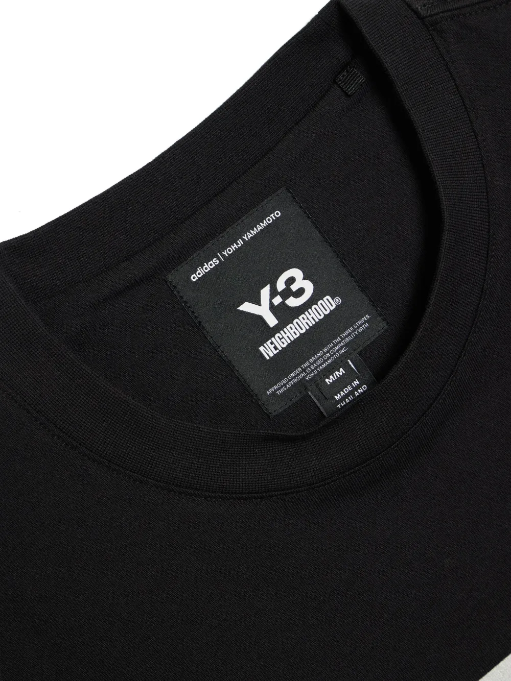 Y-3 x Neighborhood T-shirt met grafisch print Zwart