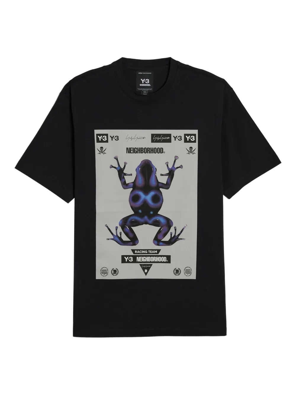 Y-3 playera con estampado gráfico en colaboración con Neighborhood | negro | Image 1