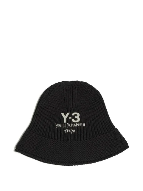 Y-3 knit embroidered bucket hat