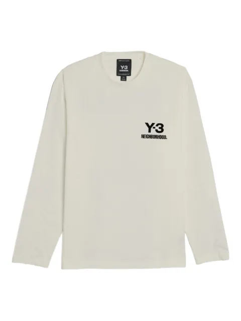 Y-3 x Neighborhood T-shirt a maniche lunghe con logo