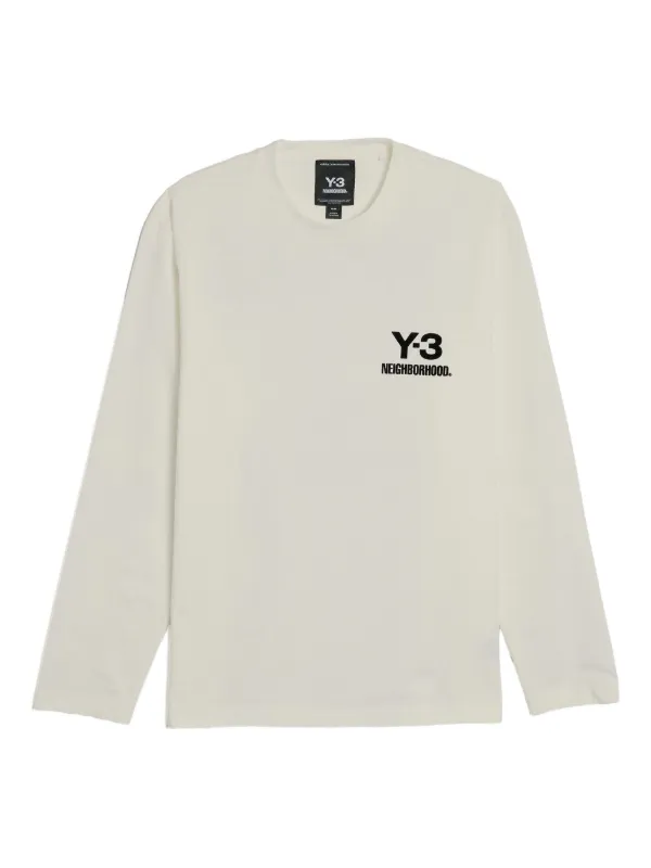 Y-3 x Neighborhood ロングTシャツ | ニュートラル | FARFETCH JP