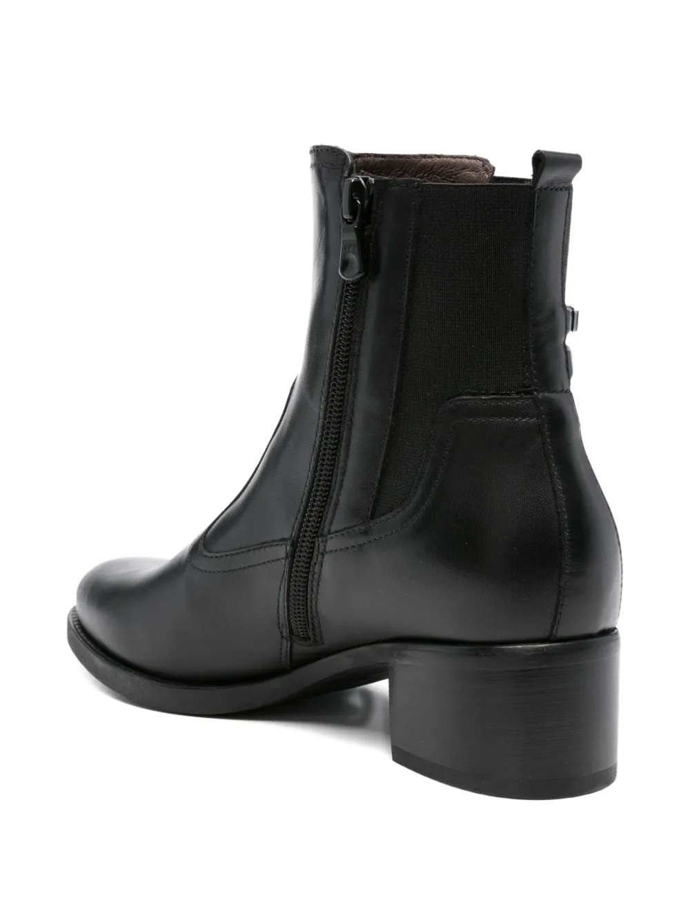 NERO GIARDINI 40mm buckle-detail leather boots Black