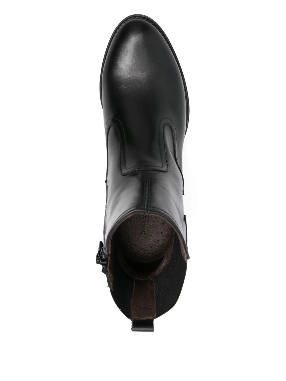 NERO GIARDINI 40mm buckle-detail leather boots Black