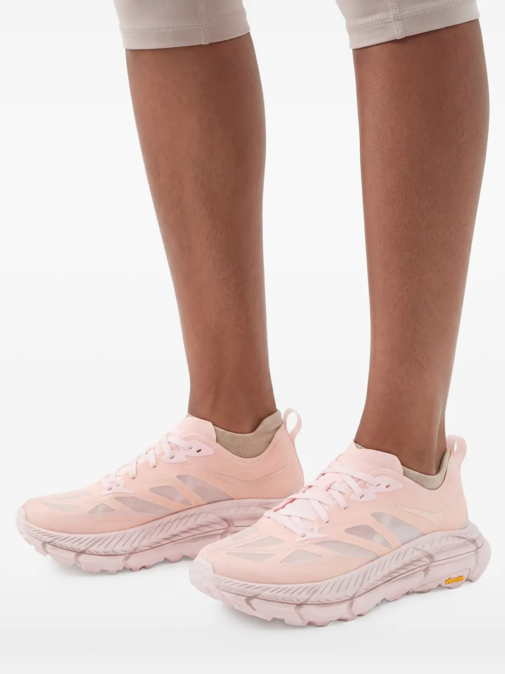 HOKA x Vibram Mafate Speed 4 Lite sneakers Wit