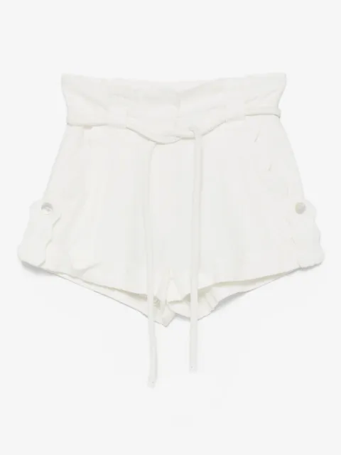 FARM Rio belted linen shorts